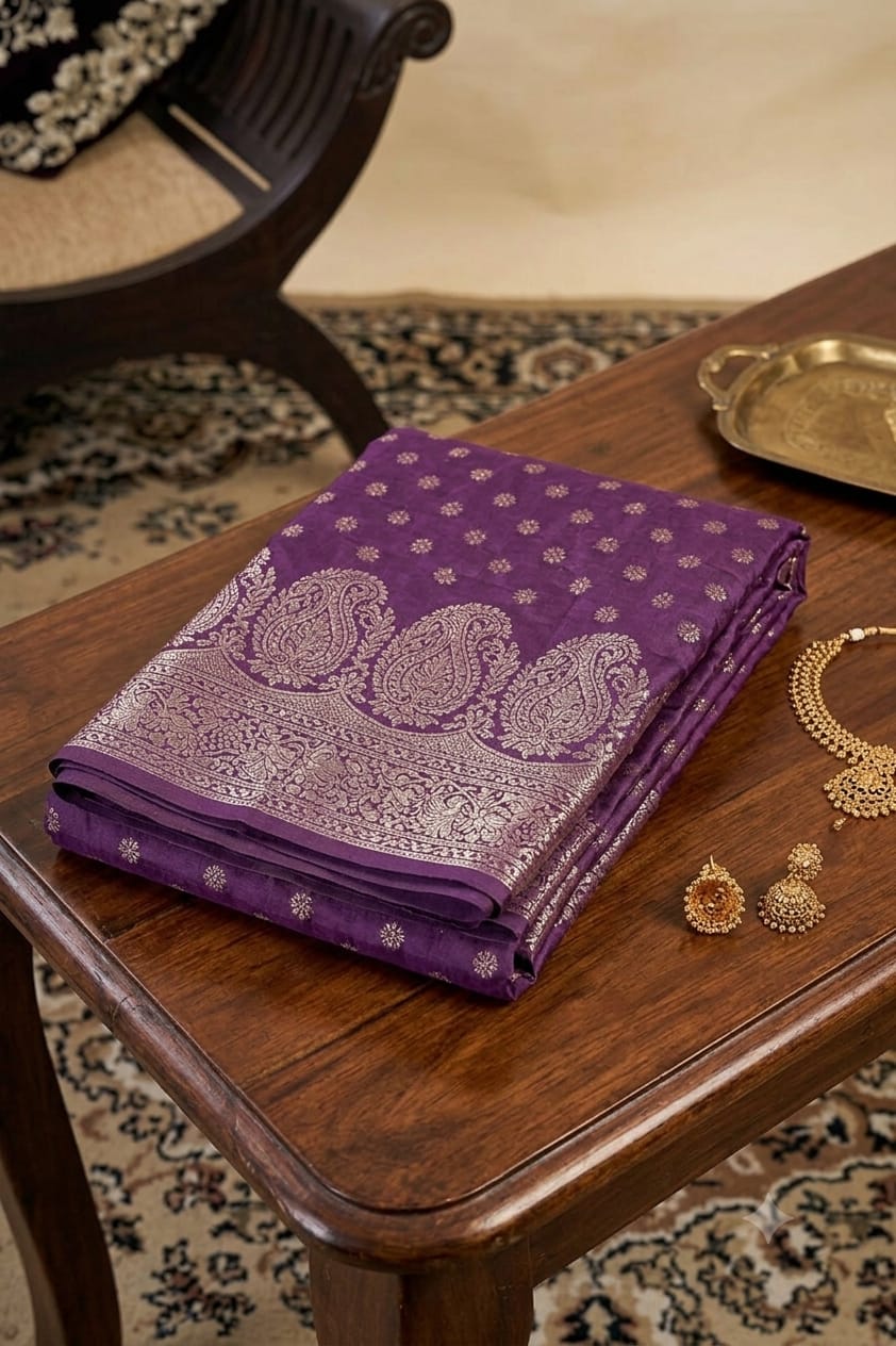 Bengany jari work bnarsi silk sarees