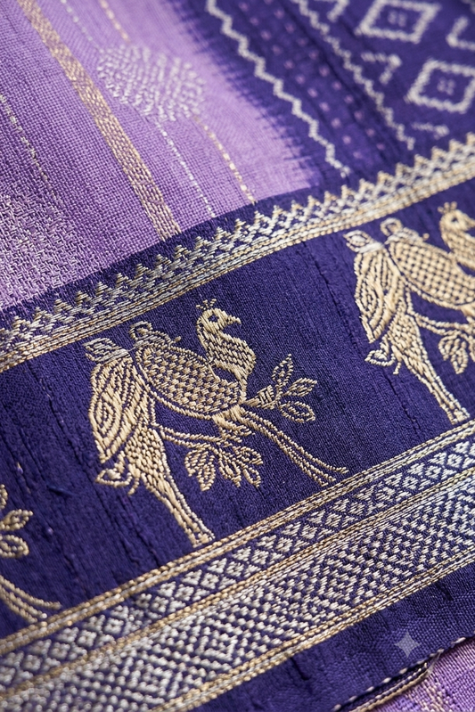 Bengani polyester fabric saree with jari work