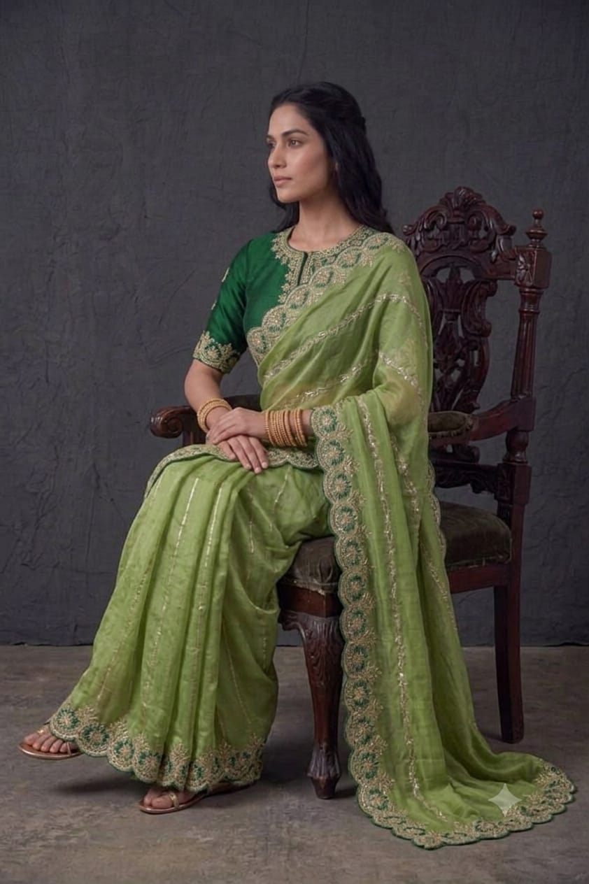 Light green texture with polyester fabric