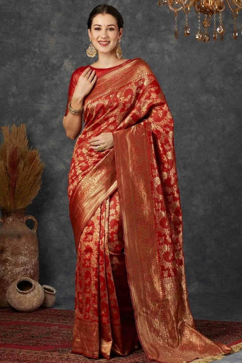 Classic Red Sarees