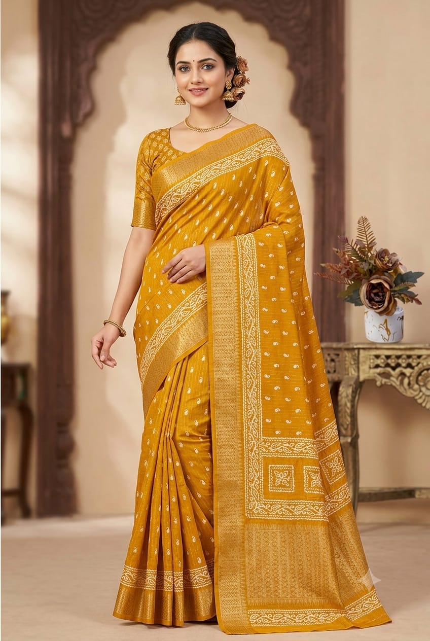 Yellow   Saree collection