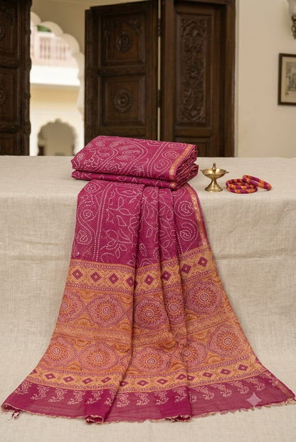 Chandni georgette design imported saree