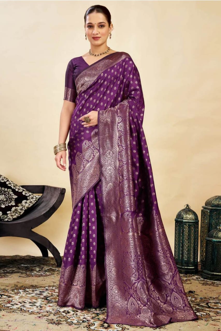 Bengany jari work bnarsi silk sarees