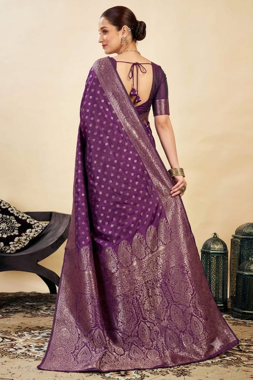 Bengany jari work bnarsi silk sarees