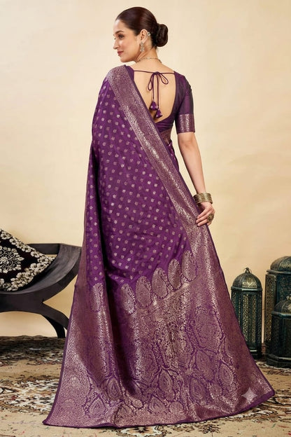 Bengany jari work bnarsi silk sarees