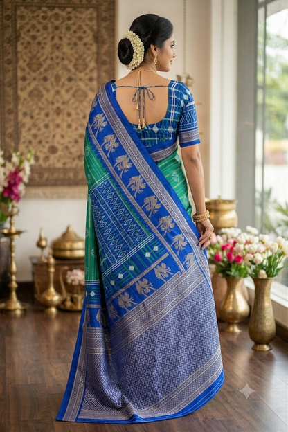 Asmani stylish georgette saree