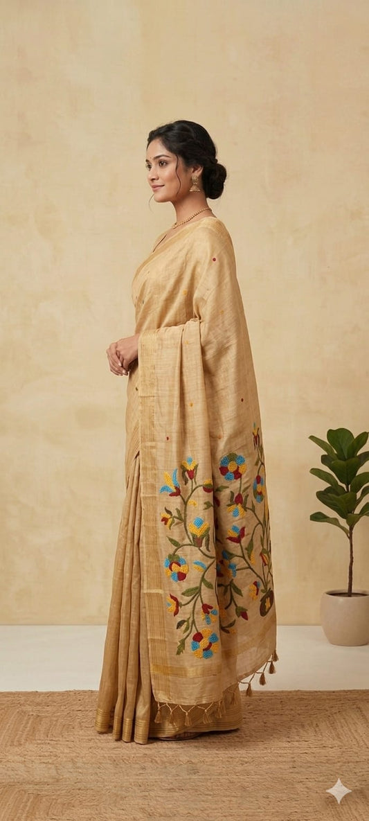 Traditional wear saree for party asthetic look