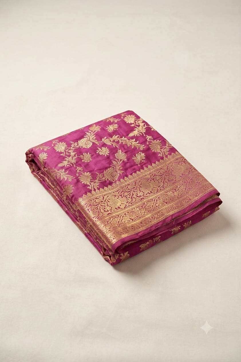 Maharani texture with this premium slightly elegent silk saree