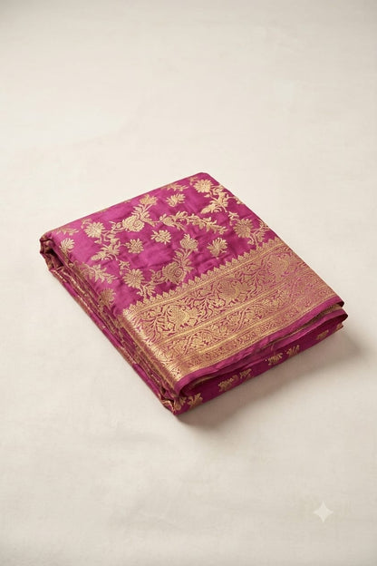Maharani texture with this premium slightly elegent silk saree