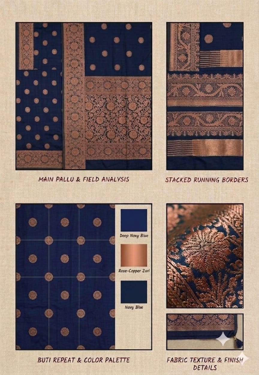 Silky jari premium saree with bengani colour