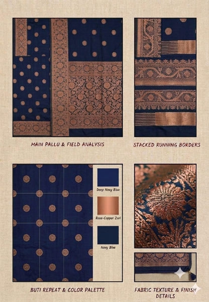 Silky jari premium saree with bengani colour