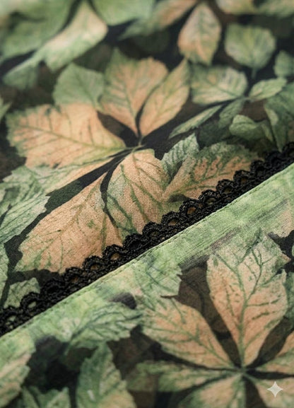 Comfort special chiffon mix black & light green