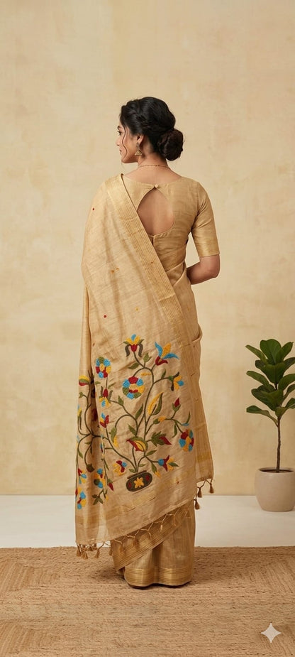 Traditional wear saree for party asthetic look