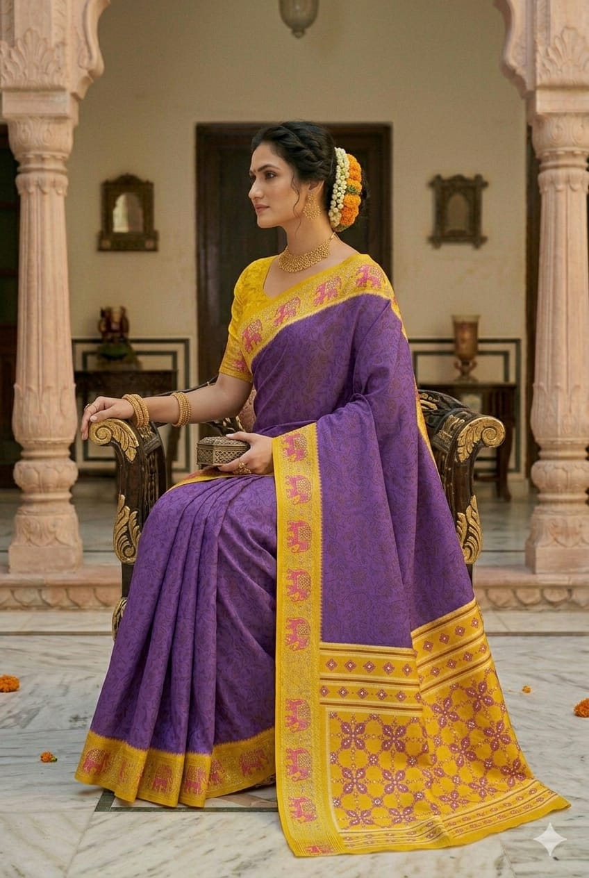 Bengani Rasgulla silky Saree premium quality