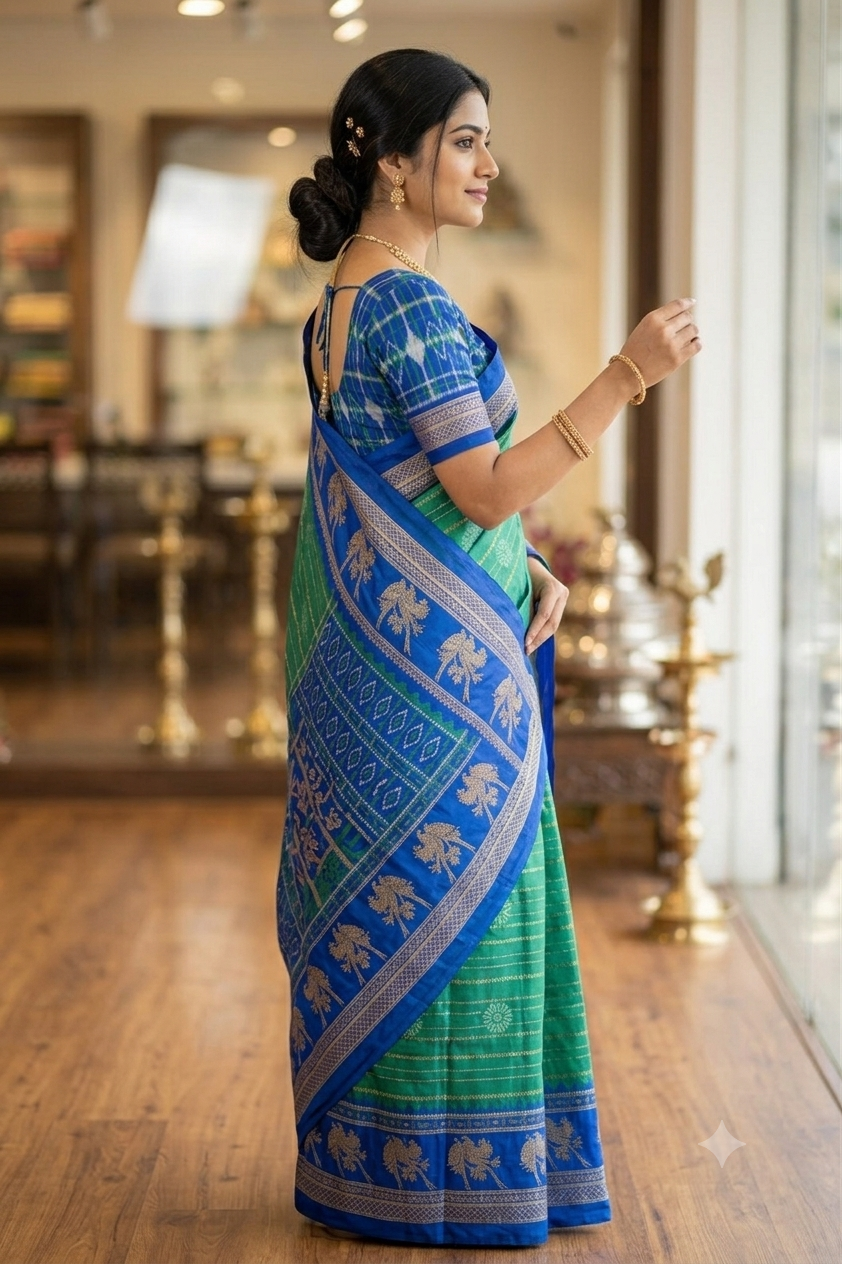 Asmani stylish georgette saree