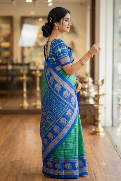 Asmani stylish georgette saree