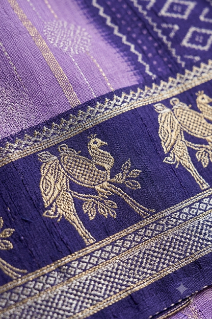 Bengani polyester fabric saree with jari work