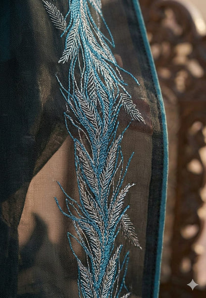 Exclusive Georgette embroidery fascinating look
