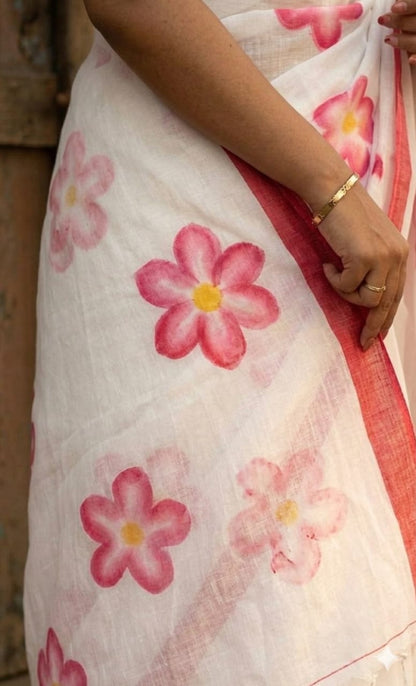 Mixture of cotton & organza give you stylish look
