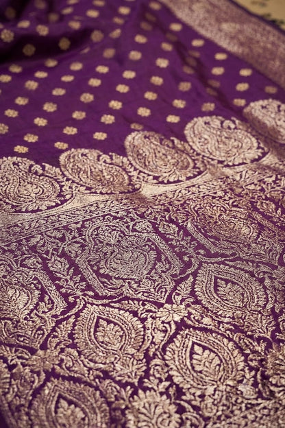 Bengany jari work bnarsi silk sarees